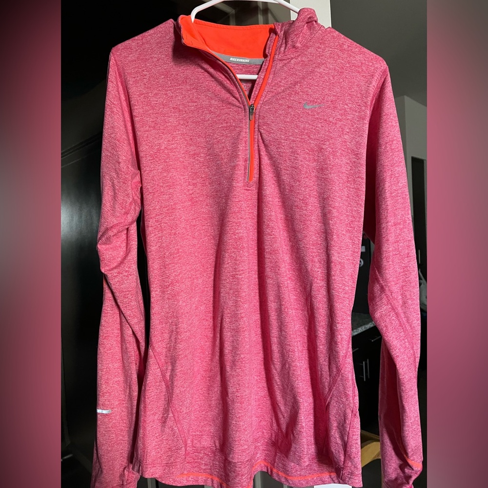 Nike 1/4 zip long sleeve dri fit - L